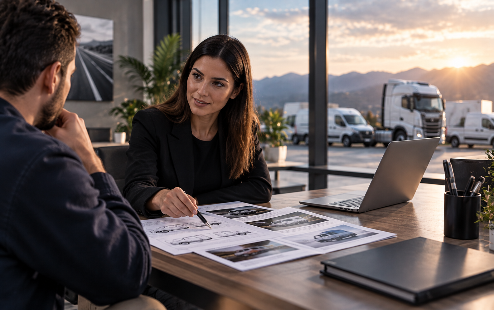 Incontro di consulenza per un progetto automotive